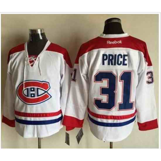 Montreal Canadiens #31 Carey Price Stitched White NHL Jersey